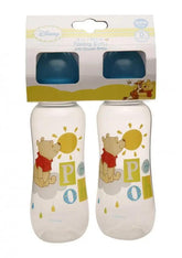 Disney Winnie The Pooh Baby Boy Feeding Bottle 250ml - 2 Pack - Blanket Babies